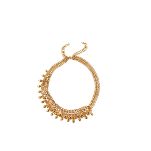 Gold Bell Charm Anklet-Waterproof Stainless Steel & Copper Beach Jewelry - Product Image 2