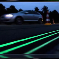 Revêtement lumineux de sécurité automobile, peinture lumineuse pour jantes de voiture, visibilité nocturne pour pare-chocs, peinture de détail automobile au radium