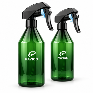 Bouteille pulvérisateur à gâchette en PET vert de 300 ml pour l'emballage domestique et de voyage, fabricant au Vietnam - Product Image 2