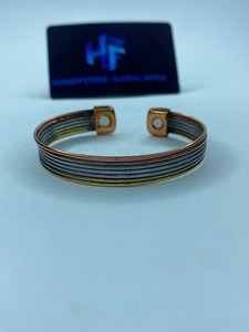Gold Plated <b>Copper</b> Brass Vintage Cuff <b>Bracelet</b> Unisex Wedding Gift Customizable OEM Wholesale Jewelry - Product Image 3