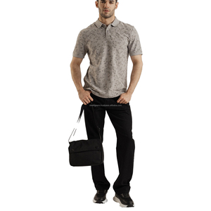 Chemise pour homme avec logo personnalisé OEM - Mélange soie/coton, séchage rapide, anti-plis et respirante - Product Image 2