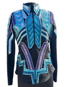Chaqueta de Exhibición Western Bordada Personalizada para Eventos de Rodeo y Equitación - Product Image 1