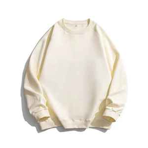 เสื้อสเวตเชิ้ตไหมพรมโอเวอร์ไซส์สำหรับผู้หญิง ดีไซน์ทันสมัย ตกแต่งโลโก้ด้านหน้า เหมาะสำหรับฤดูใบไม้ร่วงและฤดูหนาว ขายดีมาก - Product Image 3