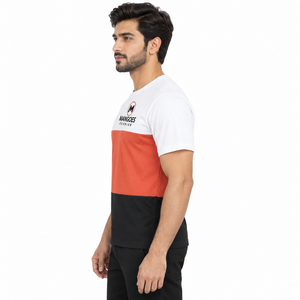 T-shirt vintage en coton 220 GSM, jersey imprimé sérigraphié sur le devant, coupe ample, manches courtes, écologique, respirant, design personnalisé - Product Image 2