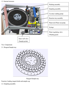 Analyseur de chimie entièrement automatique Analyseur de biochimie pour réactifs liquides Analyse clinique - Product Image 4