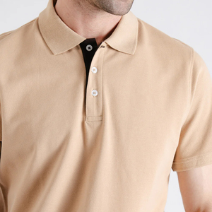 Nouvelle Collection – Polo d'affaires rayé pour homme, respirant, à manches courtes, avec col, idéal pour l'été, personnalisable avec logo - Product Image 6