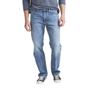 Pantalones Vaqueros Anchos de Mezclilla Azul Cielo para Hombre, de Alta Calidad, Estilo Urbano, Hechos en Pakistán, Venta al Por Mayor - Product Image 4