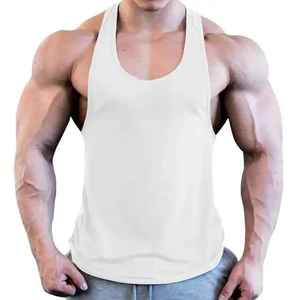 Wholesale Hot Sale <b>Men's</b> Tank Tops <b>for</b> Summer Custom Logo Gym Fitness Workout <b>Singlet</b> Muscle Bodybuilding <b>Men</b> Tank Top - Product Image 2