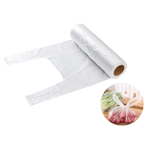 Custom <b>Biodegradable</b> Plastic Grocery Bags Compostable T-Shirt Bags For Supermarket Takeaway And Food <b>Packaging</b> Wholesale - Product Image 6
