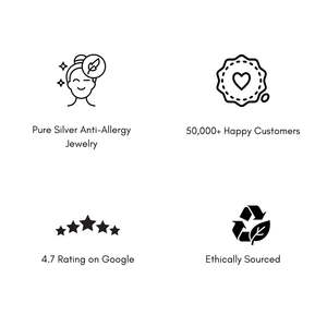 Bracelet et jonc en argent Meera Jaipur Gaurika Pearl, collection de bijoux élégants - Product Image 3