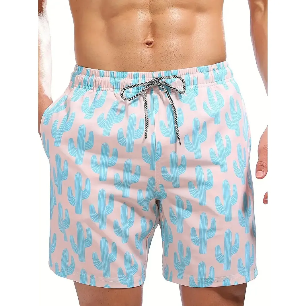 Premium Qualität Herren lose Strandshorts Aktivbekleidung Kordelzug schnell trocknende Shorts individuelle leichte Shorts für Sommer Strand