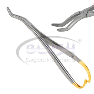 Eiselsberg Mathieu 17cm Manual Dental Needle Holder Rustproof Reusable with TC Carbide Stainless Steel By <b>Blush</b> Surgical - Product Image 2