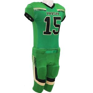 Ensemble d'uniformes de football américain personnalisés imprimés par sublimation, taille plus, maillot à manches courtes et pantalon, personnalisable - Product Image 1