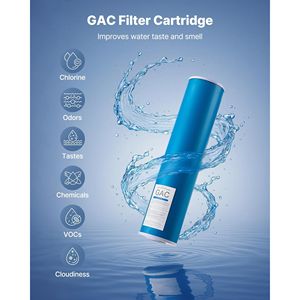 Cartuccia di Ricambio per Filtro Acqua Domestico a Carbone Attivo GAC 4.5\" X 20\" per Filtrazione Acqua Domestica - Product Image 2