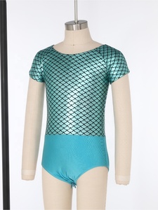Maillot de Ballet Metálico para Niñas de 5 a 14 Años, Traje de Gimnasia para Actuaciones en Escenario, Venta al por Mayor, Danza Contemporánea, Moderna y Lírica - Product Image 5