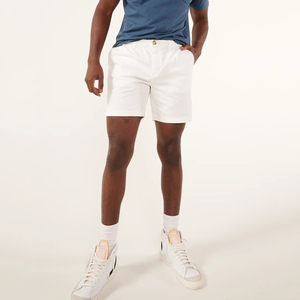 Soft Cotton Twill Sporty Elastic Waist Lightweight Summer <b>Lounge</b> <b>Shorts</b> for <b>Men</b> Solid Pattern Sportswear with Pockets - Product Image 6