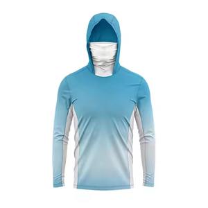 Compre Sudadera con Capucha de Pesca de Alta Calidad, Transpirable, con Protección Facial Completa, Diseño Sublimado, Manga Larga, UPF 50+, Secado Rápido, para Actividades al Aire Libre - Product Image 5