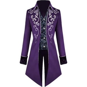 Disfraz de abrigo largo de Halloween para hombre, diseño personalizado, abrigo largo de Halloween para hombre, ropa de fiesta personalizada - Product Image 5
