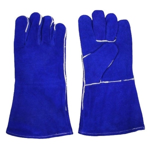Guantes de Seguridad de Cuero Vacuno Reforzado, Resistentes al Calor, para Soldadura, Barbacoa, Uso Industrial, Equipo de Protección Personal para las Manos - Product Image 1
