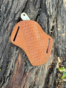 Rasp Steel Cowboy Bull Cutter EDC <b>Knife</b> Full Tang <b>Knives</b> <b>Bone</b> <b>Handle</b> OEM Camping Outdoor <b>Knife</b> With Pancake Sheath - Product Image 3