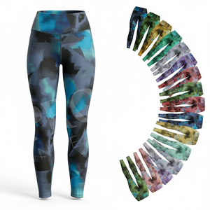 Leggings de Yoga y Gimnasio de Alta Calidad, Tejido Elástico de Poliéster, Cómodos, Sin Costuras, Compresión Ajustada, Logotipo Personalizado OEM, Pantalones de Gimnasio - Product Image 1