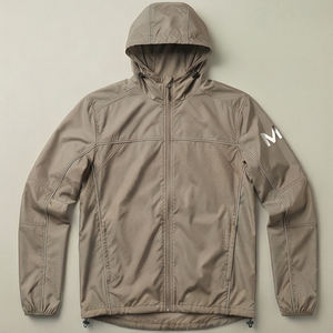 Veste de randonnée d'hiver à capuche imperméable et respirante pour le camping en montagne, coupe-vent, équipement de trekking - Product Image 1