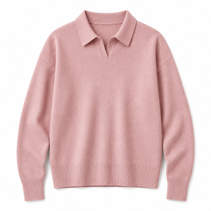 Pull à col en laine/cachemire pour homme, anti-rides, respirant, léger, décontracté, pour affaires, manches longues, OEM ODM personnalisé - Product Image 4