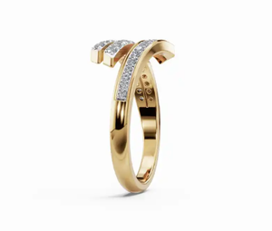 Anillo de Diamantes Radiance Split Band de 0.306 Quilates con 37 Diamantes, Elaborado en Oro Amarillo, Rosa o Blanco de 9kt, 14kt o 18kt, Joyería Fina - Product Image 2