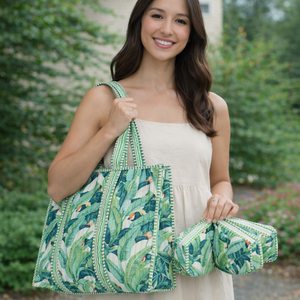 OEM Handmade Cotton Quilted <b>Tote</b> Bag Eco Friendly Reusable Shopping Bag Bulk Supply - Product Image 5