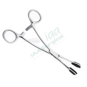 คีมคีบจับลิ้นเล็กเครื่องมือทันตกรรมสัตวแพทย์คีมหนีบลิ้นคอลลินทำจากเหล็ก - Product Image 4