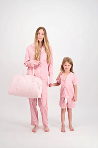 Ensemble de vêtements de nuit en satin pour femmes, 2 pièces, manches courtes, taille élastique, pyjama décontracté, motif uni, respirant, lavable en machine - Product Image 3
