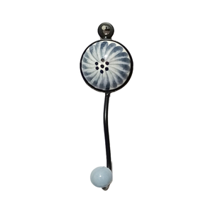 Modern Vintage Ceramic Knob Hook Coat Heavy Wall Hooks for Hanging Ceramic Towel Hat Hooks - Product Image 1