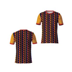 T-shirt en jersey décontracté de haute qualité 100% polyester avec motif uni pour impression personnalisée par sublimation 180 grammes - Product Image 1