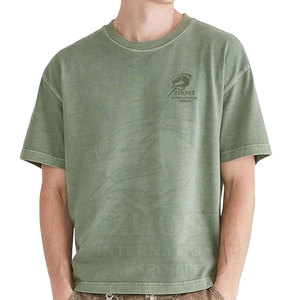 เสื้อยืดแฟชั่นพรีเมียมทรงบ็อกซี่สำหรับผู้ชายรุ่นใหม่ล่าสุด พร้อมความสบายแบบโอเวอร์ไซส์ ปักลายตามสั่ง และบริการจัดหาเสื้อผ้าระดับมืออาชีพ - Product Image 3