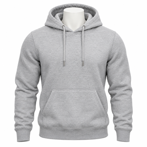 เสื้อฮู้ดดี้โอเวอร์ไซส์ผ้าฟลีซพรีเมียมปักลายอย่างดี 100% คอตตอน ซิปหน้า คุณภาพสูง ขายส่งระดับหรู - Product Image 5