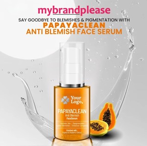 Anti Blemish Papaya <b>Face</b> <b>Serum</b> Enriched with Papaya extract, Liquorice extract, Mulberry extract, Pea extract - Product Image 5