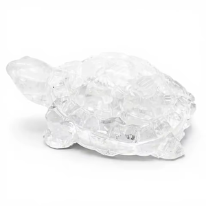 Figura de Tortuga de Cristal Tallada en Forma de Animal, Decoración para el Hogar, Adorno Coleccionable - Product Image 4