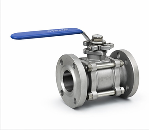 Válvula de Bola WCB de 2 Piezas, Pasaje Completo, F/E 150 #   Sujetadores/Manijas de Acero al Carbono con Sellado de PTFE OEM para Altas Temperaturas - Product Image 4