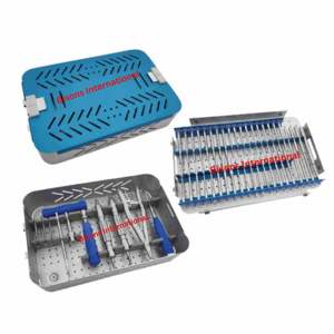 Juego de Instrumentos de Acero Inoxidable BISONS para Extracción Manual de Tornillos Dañados y Rotos, Kit de Extracción Ortopédica - Product Image 1