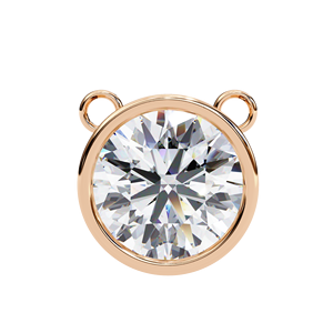 จี้เพชรทรงกลม 2 กะรัต ฝังแบบเบเซล ตัวเรือนทองคำแท้ 14K ดีไซน์มินิมอล ได้รับการรับรองจาก IGI เหมาะสำหรับเป็นของขวัญสำหรับผู้หญิงในงานปาร์ตี้ - Product Image 3