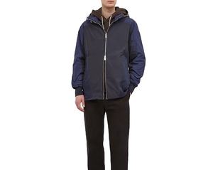 Chaqueta deportiva a prueba de viento de nailon de alta calidad para hombre, cortavientos con cremallera completa personalizada con estampado de estilo informal para la temporada de otoño - Product Image 3