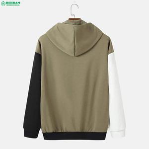 Sudadera con capucha térmica de invierno de nuevo diseño al por mayor, personalizada con impresión, de gran gramaje, con contrato con fabricante de sudaderas. - Product Image 2
