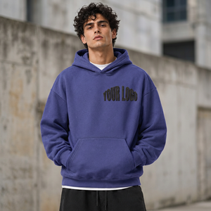 Sudadera con Capucha Extra Grande de Algodón Grueso Personalizada para Hombre, Estilo Urbano, Informal, para Uso Diario - Product Image 5