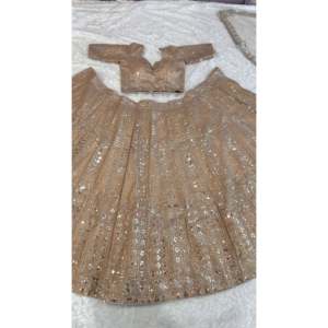 Conjunto de Lehenga Choli para Fiesta de Mujer con Lentejuelas y Bordado Dori - Product Image 6