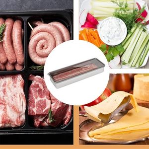 Stainless Steel Airtight Bacon Container with Lids for <b>Refrigerator</b> Food Storage Cheese Storage Containers - Product Image 4