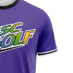 Camisetas de Disc Golf Personalizadas con Sublimación de Tinte Completo, Fabricante de Ropa Deportiva con Absorción de Humedad OEM ODM - Product Image 4