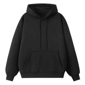 เสื้อฮู้ดดี้โอเวอร์ไซส์สำหรับผู้ชาย ผ้าฝ้าย 100%/โพลีเอสเตอร์ 100% ทรงหลวม ไหล่ตก ผ้าฟลีซหนานุ่ม เป็นมิตรต่อสิ่งแวดล้อม แขนยาว รุ่นใหม่ล่าสุด - Product Image 1