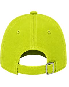 Manufacturer Custom Neon Lime Green <b>Plain</b> Baseball <b>Cap</b> Adjustable Unisex Sports Hat Breathable Polyester Custom Logo <b>Cap</b> Style - Product Image 2