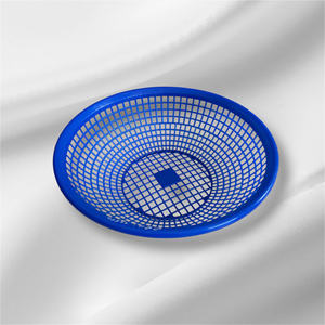 Hot Sell Wholesale Round Shape Plastic Kitchen Washing Baket Rice <b>Strainer</b> <b>Mesh</b> Vegetables Storage Basket - Product Image 1