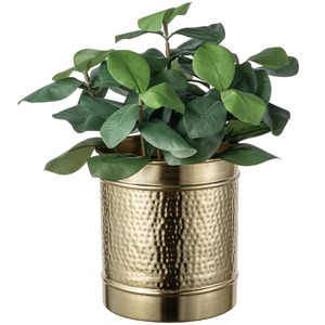 Jardinière en métal minimaliste, pot de plante décoratif élégant, pour l'intérieur et l'extérieur, pour la maison, le balcon, le salon, le bureau - Product Image 2